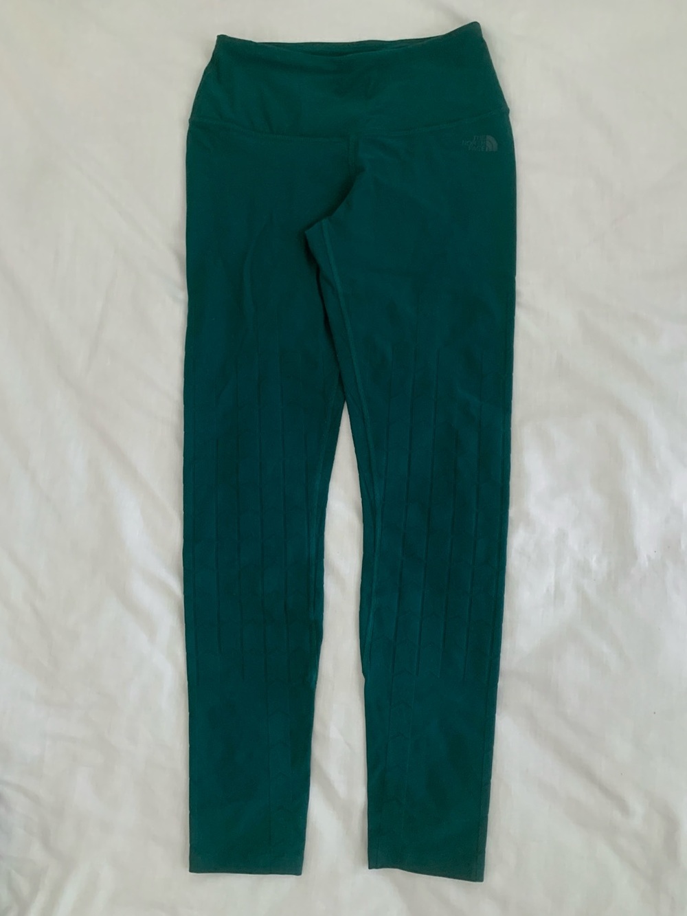 The North Face Teal Green High Rise Flex 7/8 Running Training Leggings Size M
